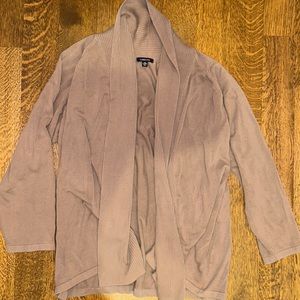 Lands End 3X Light Brown Cotton Sweater Women’s Plus Size